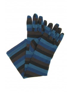 женщина Textil Viscose gloves 8bt print Lines Multicolor