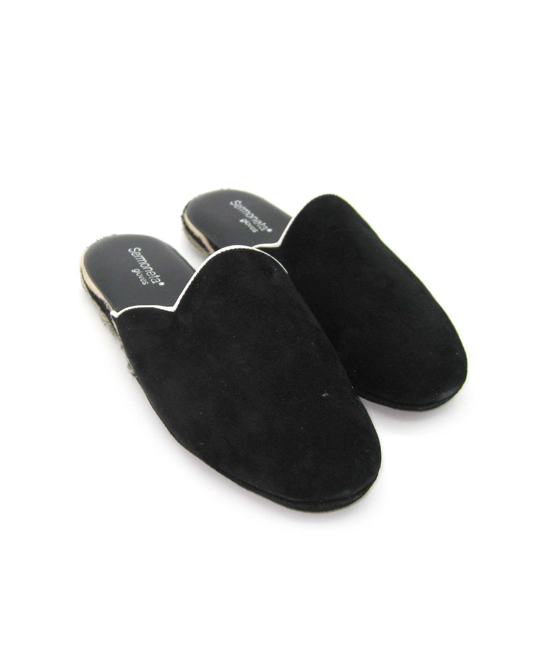 Accessories Woman Slippers Women's Slippers in Suede with Fur
