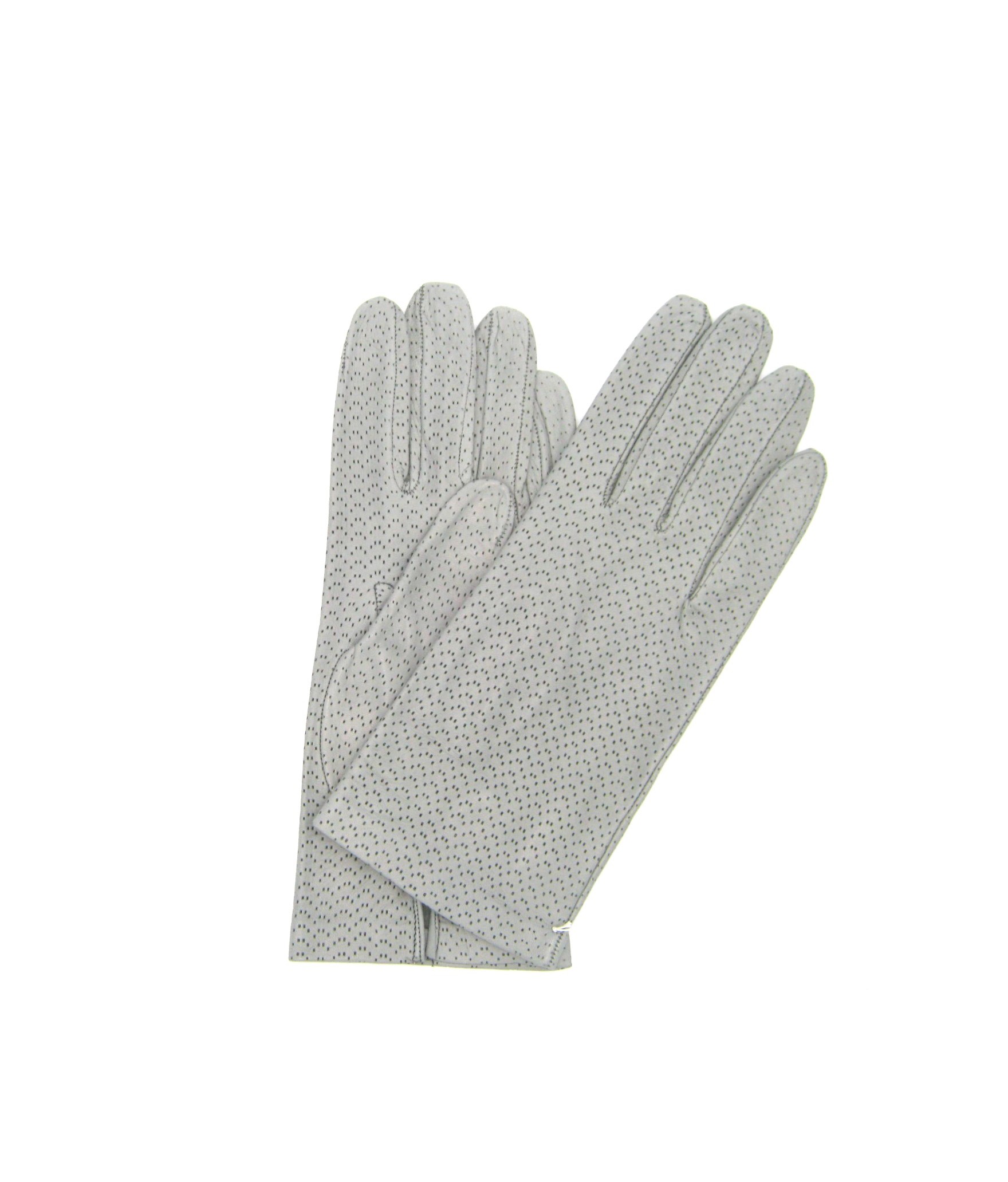 Woman Easy Going Nappa leather gloves unlined Pearl Grey