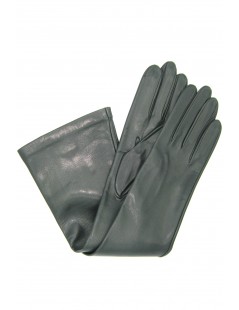 женщина Fashion Nappa leather gloves 10bt silk lined Dark Green