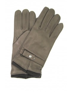 мужчина Fashion Nappa leather gloves cashmere lined with strap