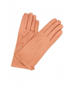 Woman Classic Nappa leather gloves Cashmere lined Salmon Pink