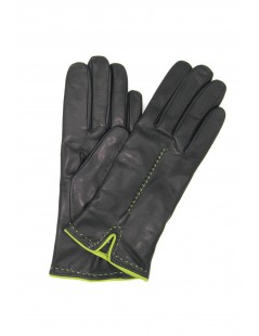 Woman Fashion Nappa leather gloves with detail on the wrist