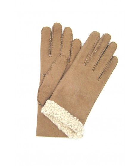 женщина Artik Sheepskin gloves with hand stitching Toupe