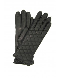 Damen Fashion Gesteppter Nappaleder handschuhe 2bt Kaschmir