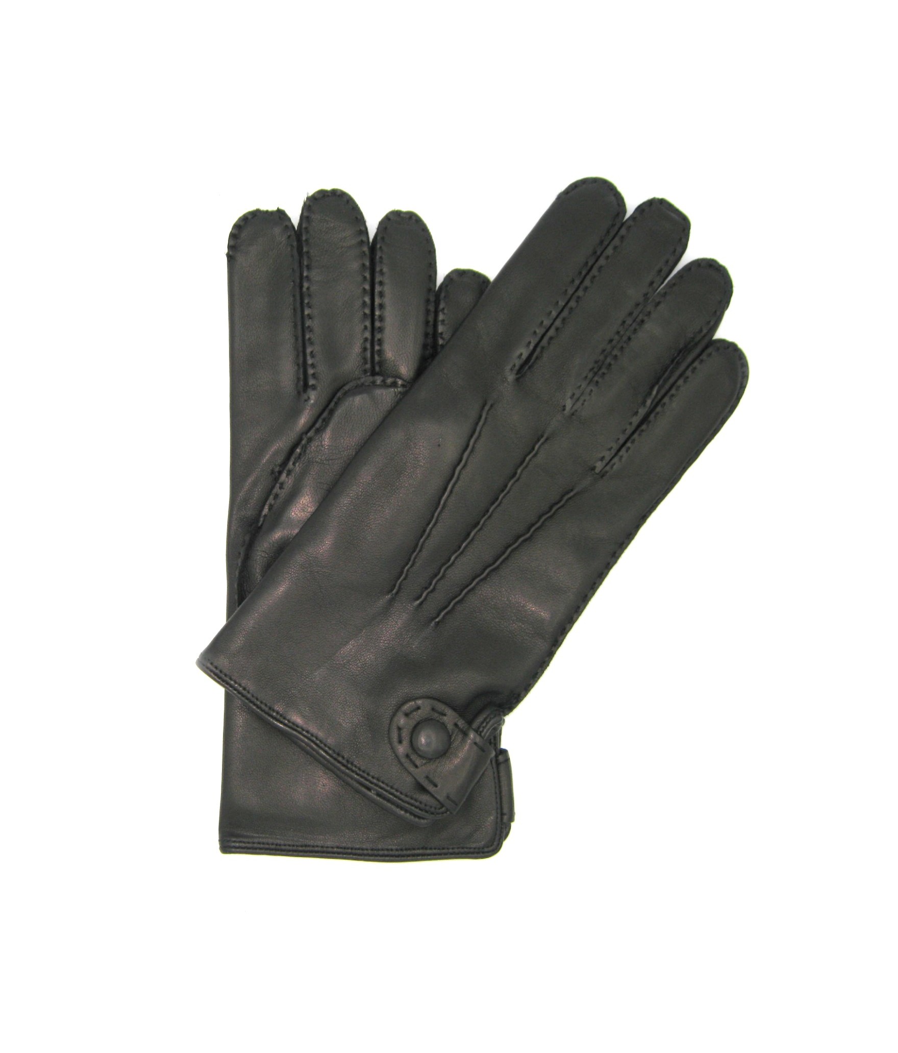 Uomo Fashion Nappa leather gloves with hand stitching and