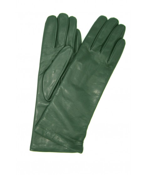женщина Classic Nappa leather gloves 4bt cashmere lined Dark