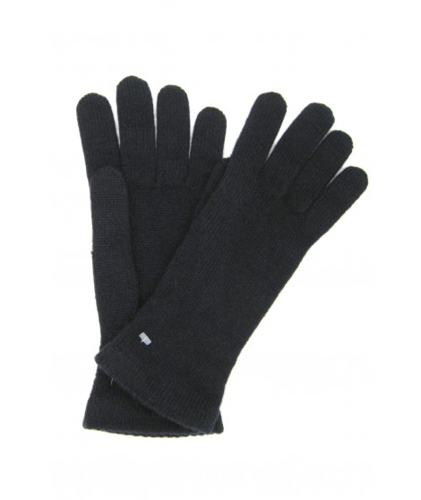 Damen Casual 100% Kaschmir Handschuhe 2bt Blau Sermoneta Gloves 