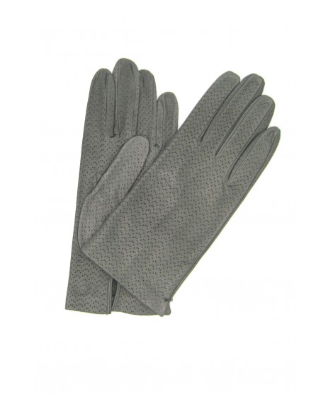 Woman Easy Going Nappa leather gloves unlined Grey Sermoneta