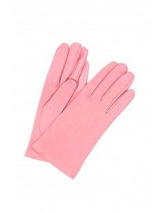 женщина Classic Nappa leather gloves Cashmere lined Bubble gum