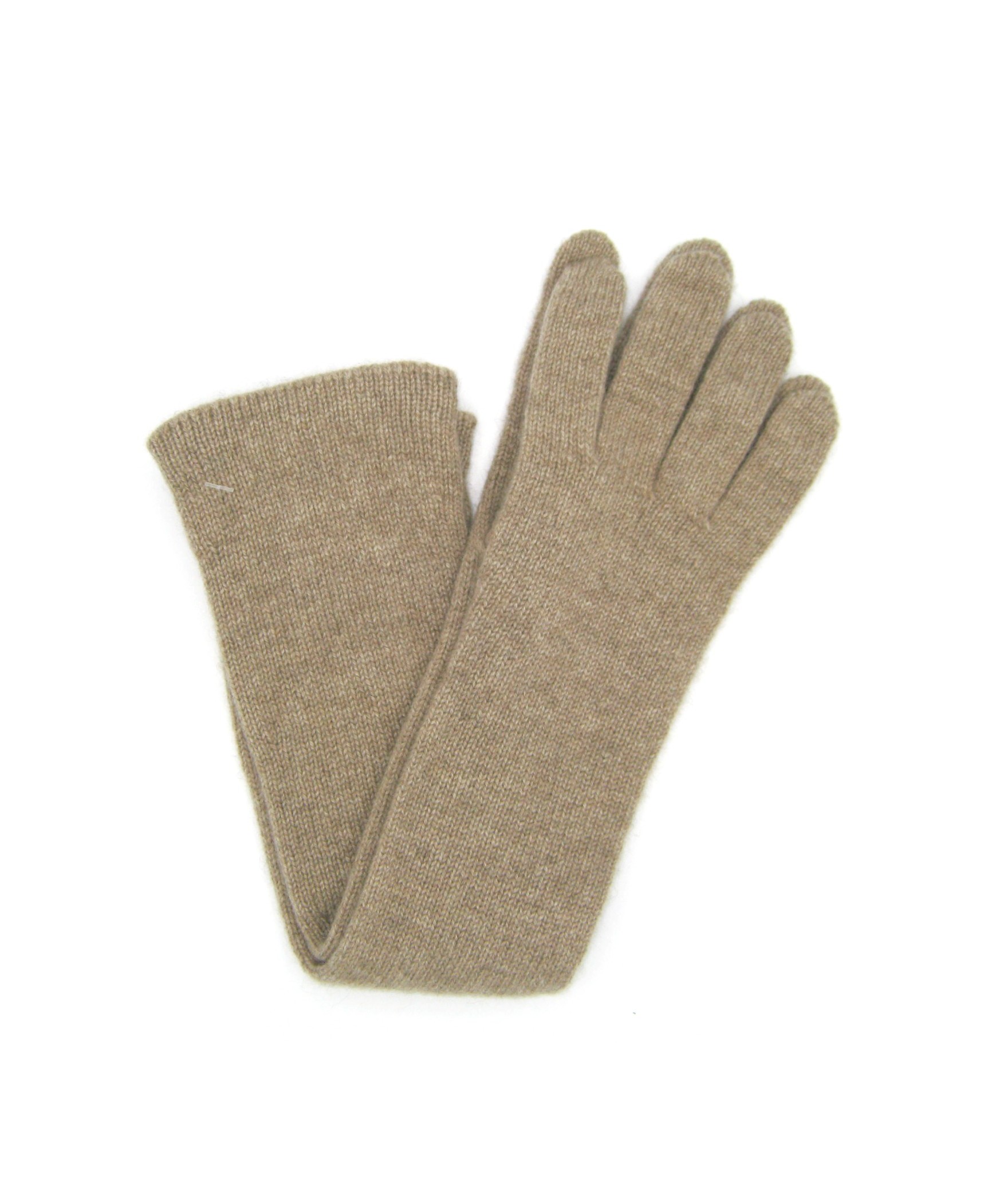 Uomo Casual 100%cashmere gloves 10bt Toupe Sermoneta Gloves 