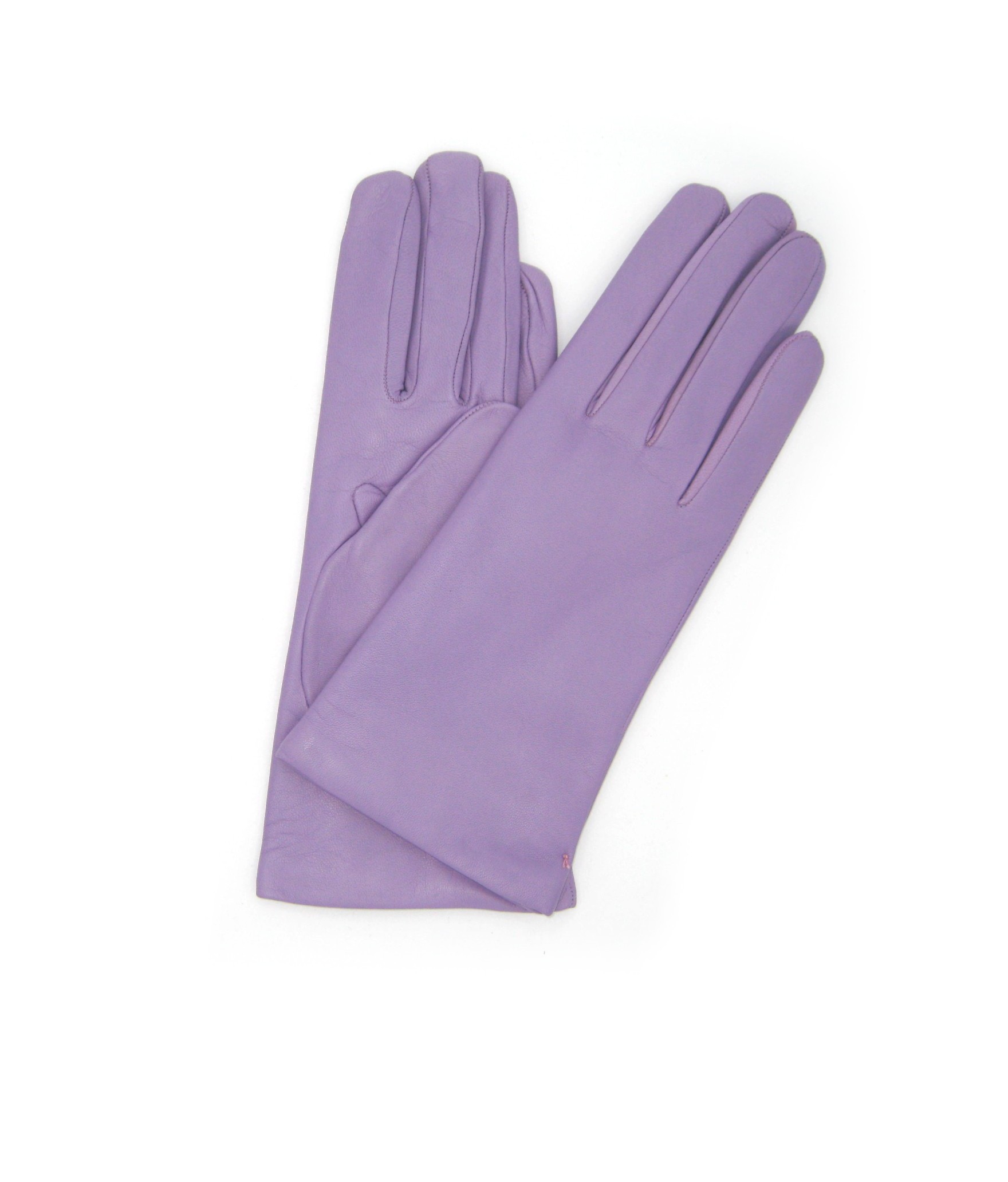 Woman Classic Nappa leather gloves Cashmere lined Lilac