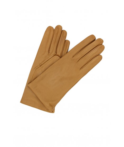 женщина Classic Nappa leather gloves Cashmere lined Camel