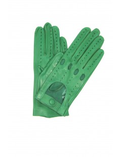 Driver gloves made of nappa leather Emerald Green