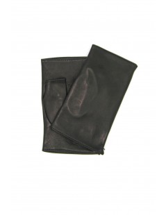 Manicotto  in Nappa 2bt foderato seta Nero