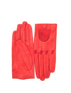 Driving gloves in Nappa Leather   Red