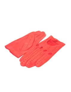 Autofahrer handschuhe aus Nappaleder  Rot