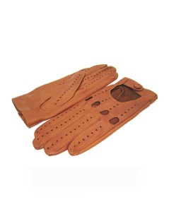 Driving gloves in Nappa Leather    Tan