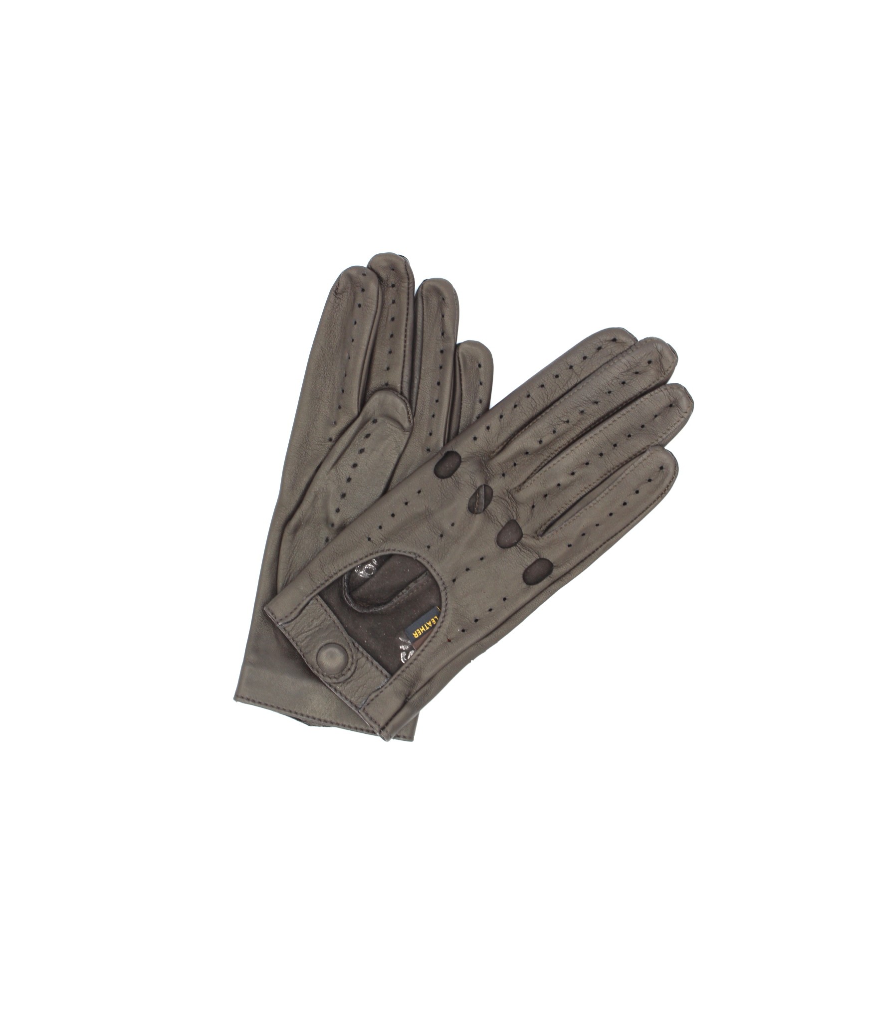 Woman Driver Driving gloves in Nappa Leather Dark Brown