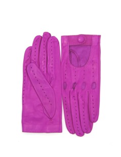 Driving gloves in Nappa Leather    Fuchsia