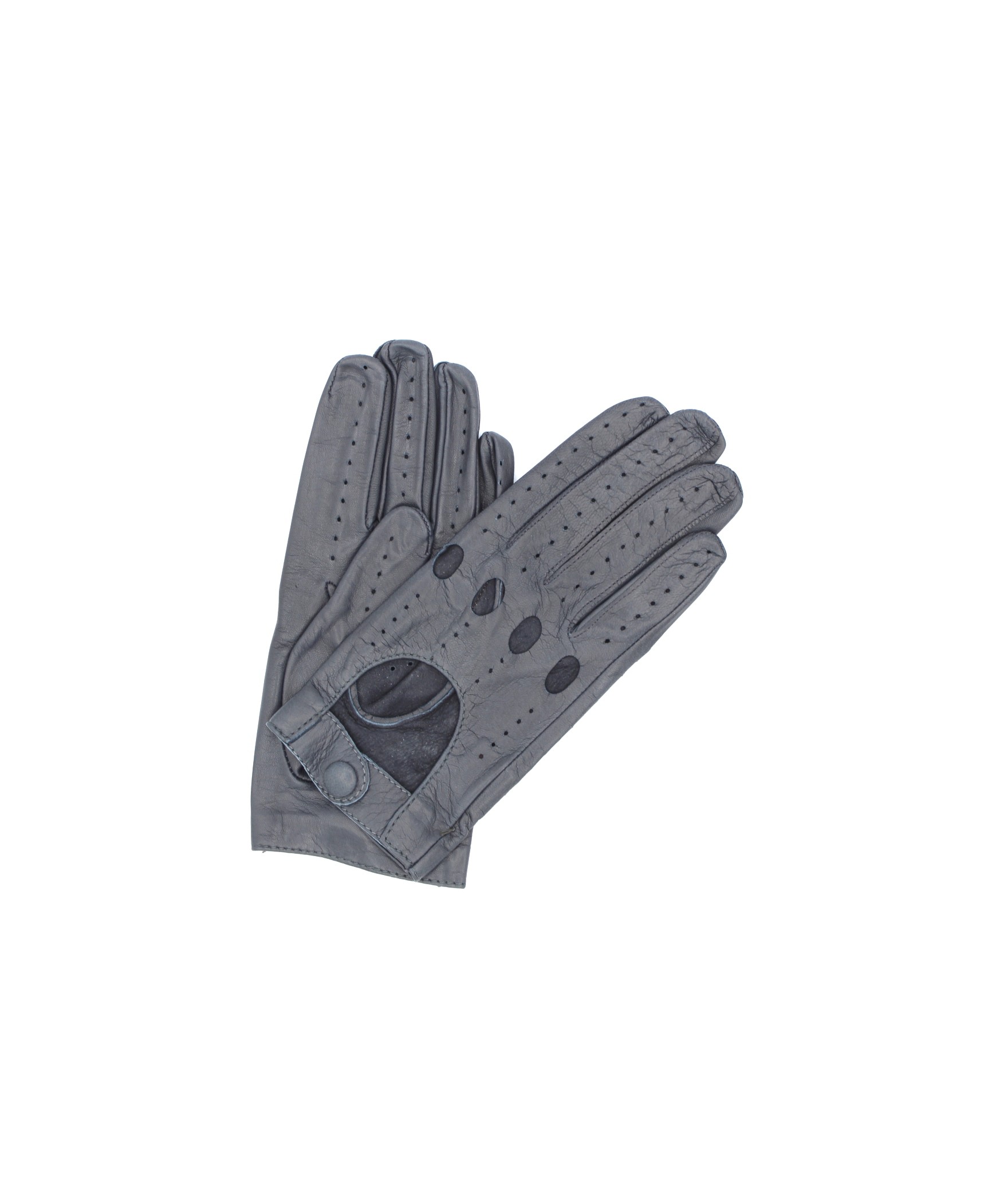 Woman Driver Driving gloves in Nappa Leather Dark Grey