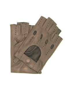 Driver gloves Leather fingerless  Mud