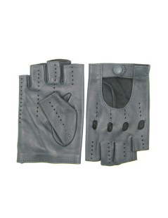 Водительские перчатки Nappa Half-finger Grey