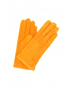 женщина Classic Suede Suede Nappa leather gloves lined Cashmere
