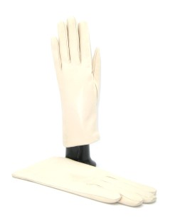 Кашемировая перчатка с кремовой наппой на подкладке