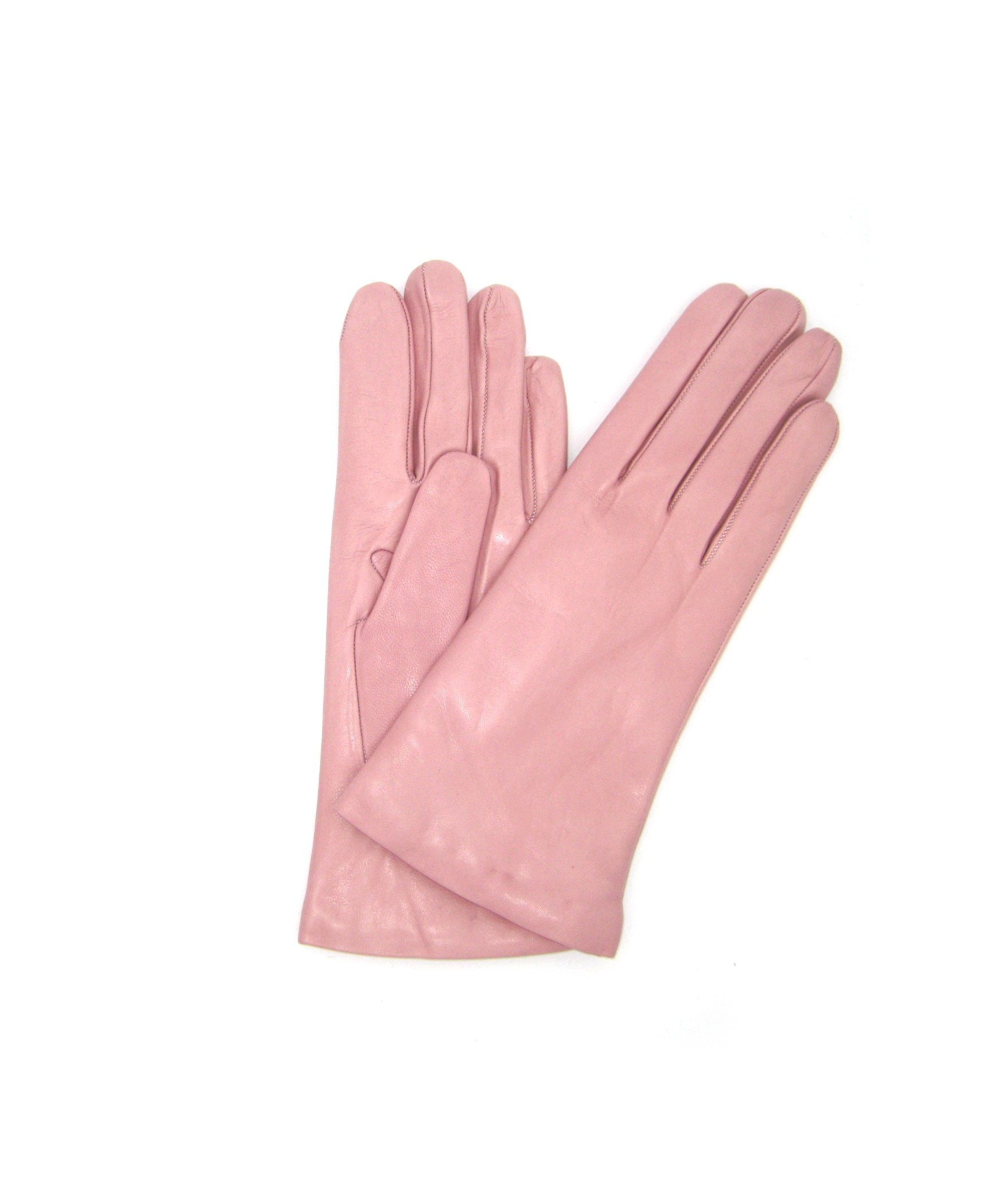 Nappa leather gloves  Cashmere lined   Nude