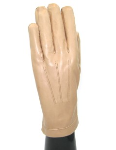 Nappa leather gloves Silk lined   Toupe