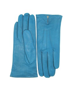 Nappa leather gloves cashmere lined   Petrolium