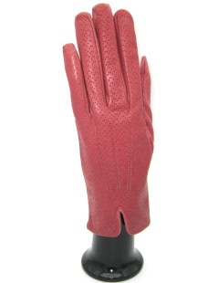 Nappa leather gloves cashmere lined  Onion Pink