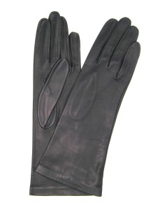Nappa leather gloves 4bt Silk lined    Navy