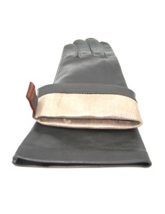 Перчатка 4bt Nappa на подкладке из серого шелка