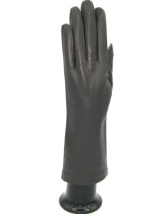Nappa leather gloves 4bt Silk lined   Grey