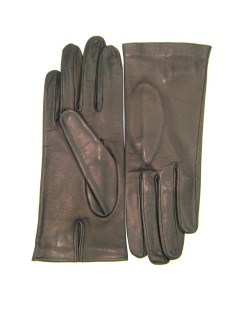 Nappa leather gloves Silk lined    Dark Brown
