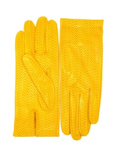 Nappa leather gloves unlined  Ocra Yellow