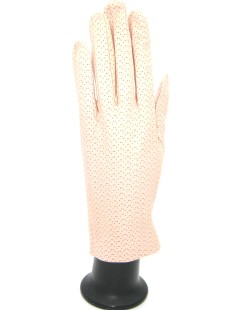 Nappa leather gloves unlined  Nude