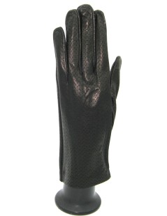 Черная перчатка из кожи наппа без подкладки