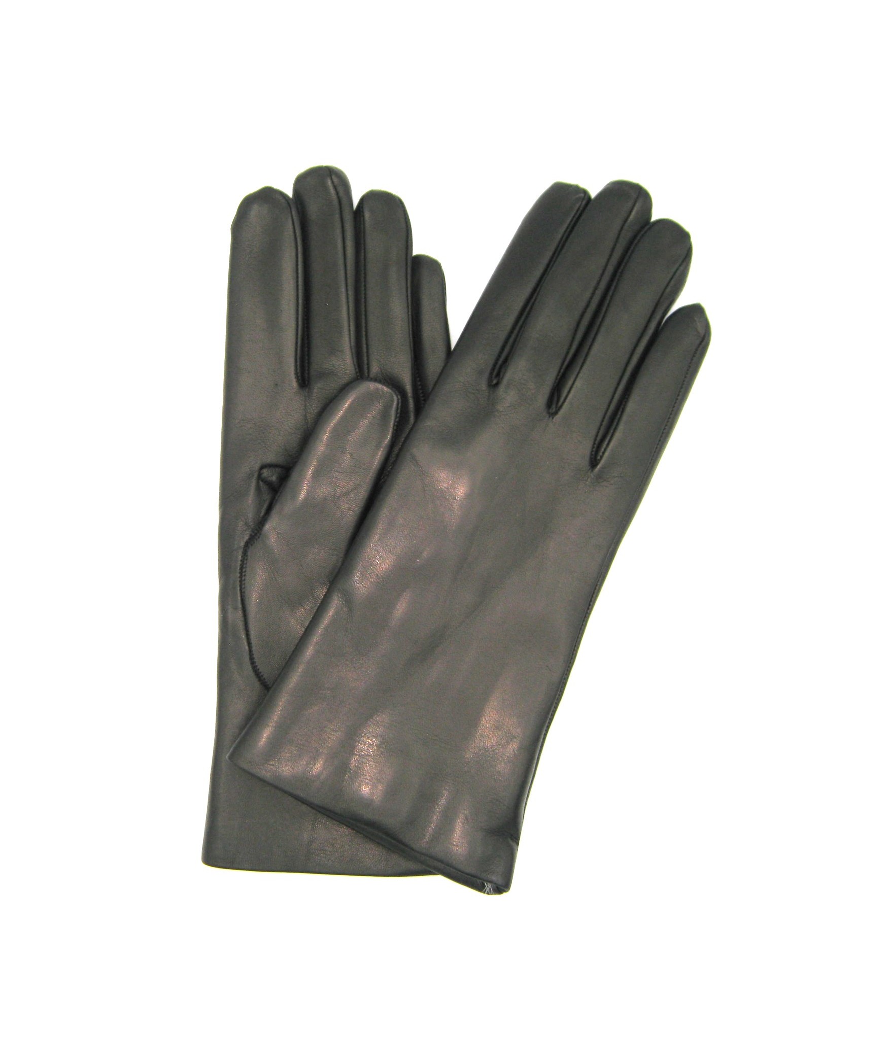 Nappa leather gloves 2bt Rabbit fur lined     Black