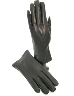 Черная перчатка из кожи наппа с подкладкой Lapin