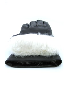 Lapin Navy gefütterter Nappahandschuh