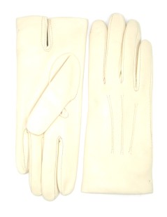Nappa leder Handschuhe gefüttert Kaschmir  Cremefarbe