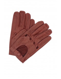 Uomo Driver Driving gloves in Nappa leather Bordeaux Sermoneta