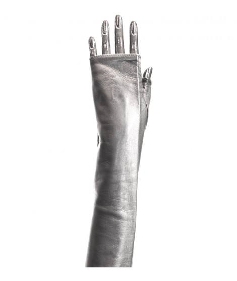 Damen Fashion Nappa-Handschuhe mit unbedeckten fingerns 10bt