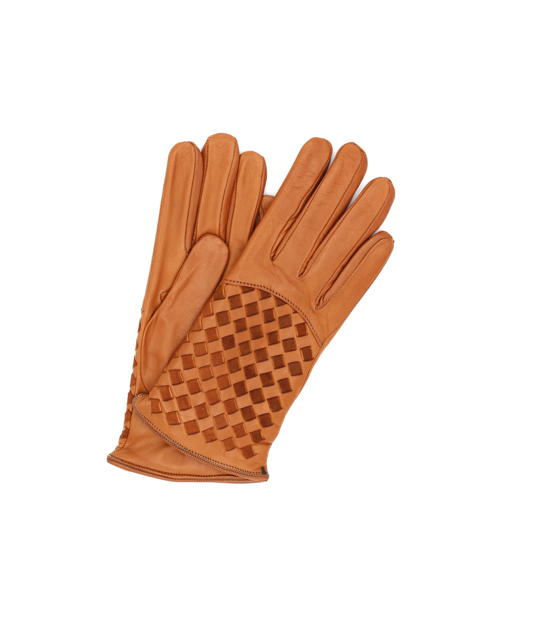 женщина Fashion Nappa leather gloves 2bt,cashmere lined with