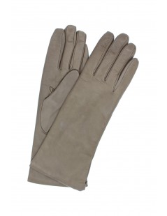 Woman Classic Nappa leather gloves 4bt cashmere lined Mud