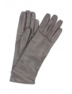 Woman Classic Nappa leather gloves 4bt cashmere lined Grey