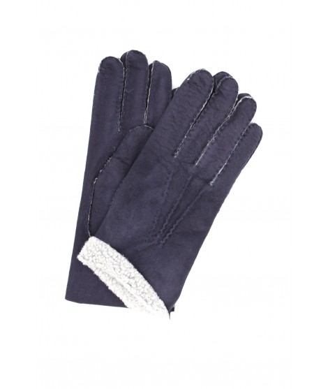 мужчина Artik Sheepskin gloves with hand stitching Navy